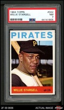1964 Topps #342 Willie Stargell Pirates  HOF PSA 7 - NM