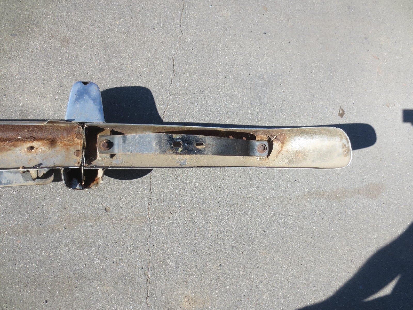 1967 67 Rolls Royce Front Bumper Chrome OEM USED Brackets Guards