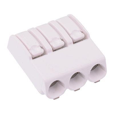 5 x 3-Way Female PCB Clamp Terminal Block 9A Wago 2060-453/998-404