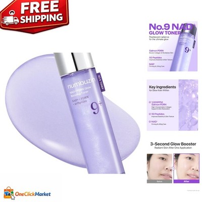 Revitalize Dull Skin with No.9 NAD+ PDRN Glow Toner   5.07 fl oz Anti-Aging Care