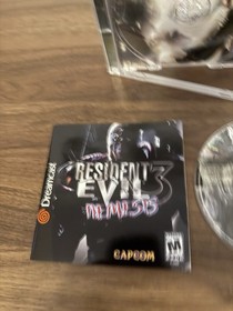 Resident Evil 3: Nemesis Sega Dreamcast CIB Complete Tested