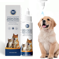 Petclear Augentropfen Hunde & Katzen Gegen Juckreiz, Reizungen, TräNenstein 60Ml