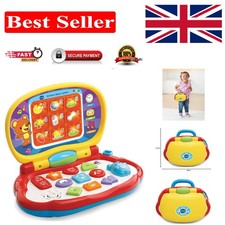 Image of Vtech Baby Laptop Toy - Multicolor Learning Laptop for Infants, 28 x 5.3 x 22 cm