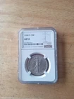 1944-d Walking Liberty Half Dollar Ngc Au 55 Buy Now $56.00 Free Shipping