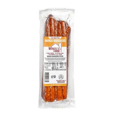 Wenzel s Farm Mango Habanero Snack Sticks  Supports Active Lifestyles   Flavo...