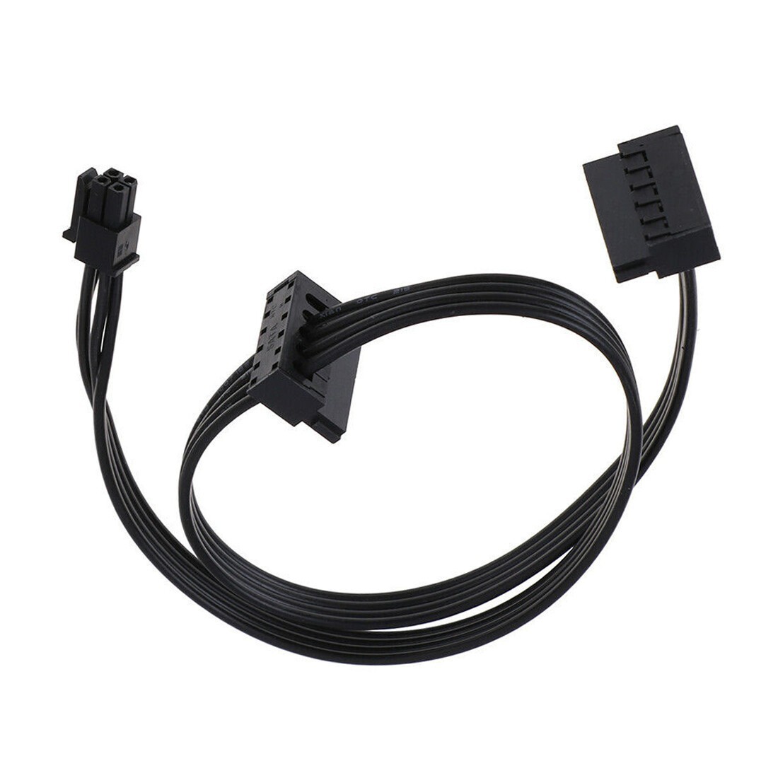 Motherboard ATX mini 4pin to 2x SATA SSD Power Cable Hard Drive