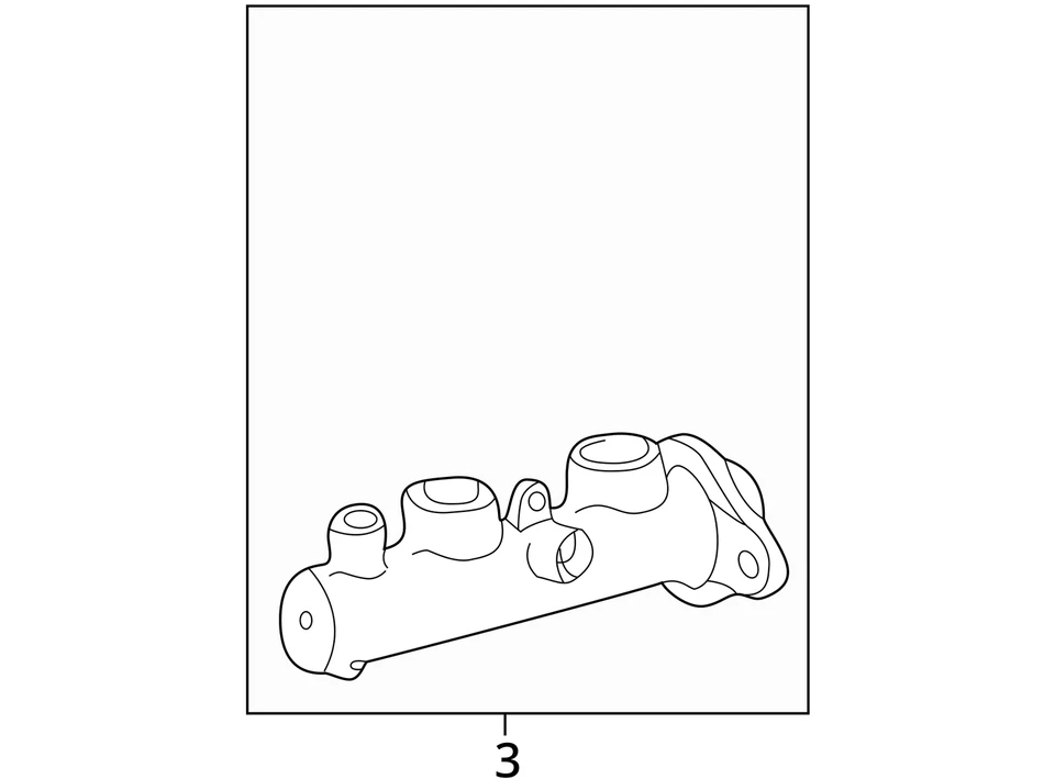 1997-1999 Lexus Es300 Brake Master Cylinder NSUMB - Image 4 of 4
