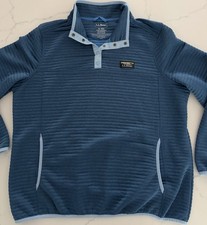 LL Bean XL Regular Women  s Air-light Knit Pullover Sweatshirt Teal New no tag