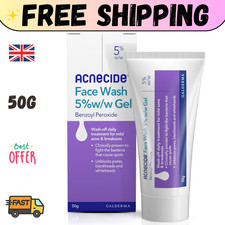 Acnecide Face Wash Gel 5% Benzoyl Peroxide Acne Treatment 50g