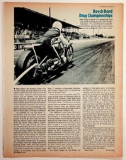 1976 Beech Bend Drag Championships Motorcycle Racing Magazine Article
