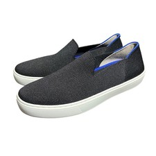 New Rothy's The Sneaker Womens 8 Black Slip On Knit Low Top Shoes Washable