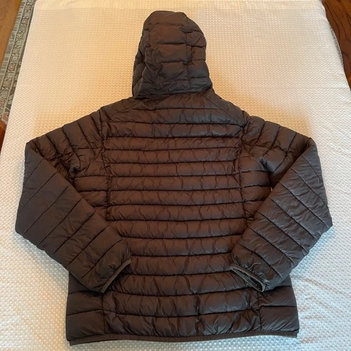 Save The Duck Men's Blue Hooded Puffer Jacket M Regular Full Zip Quilted image 2