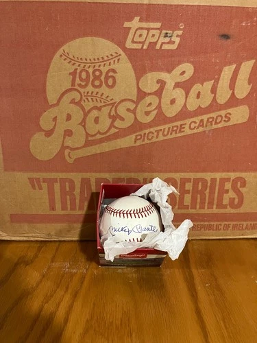 Mickey Mantle Autograph OAL Bobby Brown Baseball Beautiful Autograph Ball