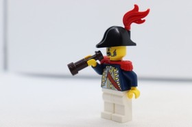Governor Red Plume Epaulettes 852747 Pirates II LEGO&reg; Minifigure Mini Figure