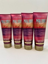Bath  Body Works MALIBU HEAT Body Cream 8oz each New Lot of 4