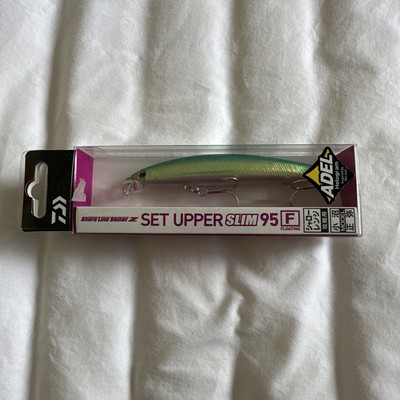 DAIWA, SET UPPER Slim 95F, Floating, 95mm, 9.6g, Golden Green color