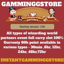 Mono poly Go Partner Event Wizarding world partners event Slot Choose Full Carry
