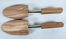 Vintage Cedar Wood Shoe Keeper Rochester NY Shoe Tree Co. Split Toe Size Medium