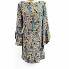 Cynthia Rowley Paisley Shift Dress Women’s 6 Spring Easter Vacation