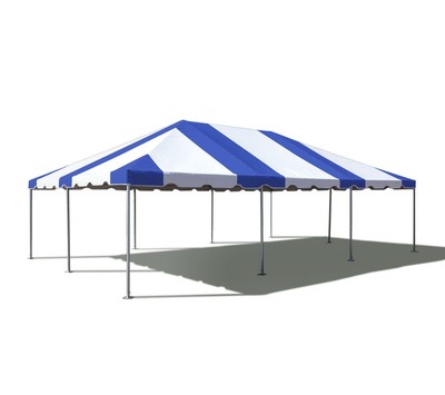 20x30 Commercial Heavy Duty Frame Tent Blue Canopy Event Wedding Party Gazebo