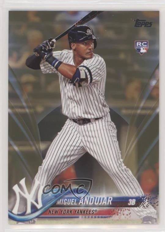 2018 Topps Gold 402/2018 Miguel Andujar #305 Rookie RC 07b3