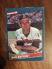 1986 Donruss autographed Baseball Don Sutton