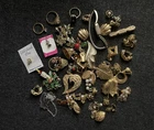 New ListingLOT Brooch Pins Costume Jewelry Xmas Rings more Vintage