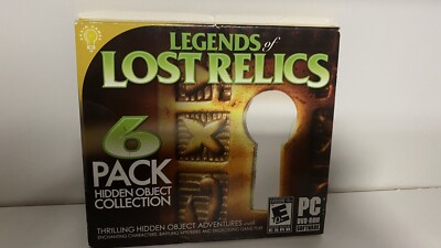 NEW Legends of Lost Relics 6 Pack Hidden Object Collection (PC DVD-ROM)