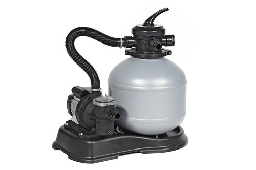 Sandfilteranlage 8m³/h Sandfilter Schwimmbadpumpe Pumpe Poolpumpe Poolmotor - Bild 1 von 5