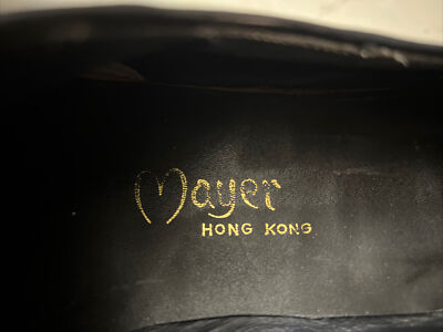 MAYER Hong Kong Men Alligator Custom Made Bespoke Shoes navy  display picture 3