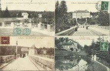 LOT DE 54 CARTES POSTALES ANCIENNES ET 5 CPSM DU LAC DES SETTONS (58).
