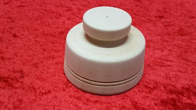 Butterform rund 250 g mit geschnitztem Motiv Kuh Buttermodel Holzmodel Model