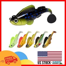 Weedless Soft Fishing Lures -  Paddle Tail Swimbaits for Bass & Trout