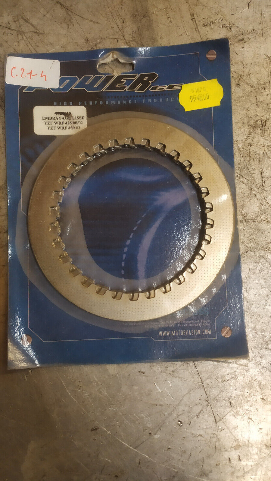 Kit disques lisses embrayage en acier trempé pour restaurer la transmission Yamaha YZF