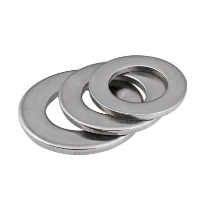 304 Edelstahl Flachscheibe M 1,6 M 1,7 M2 M2,5 M3 M4 M5 M6 M8 M10 M12 DIN125 neu