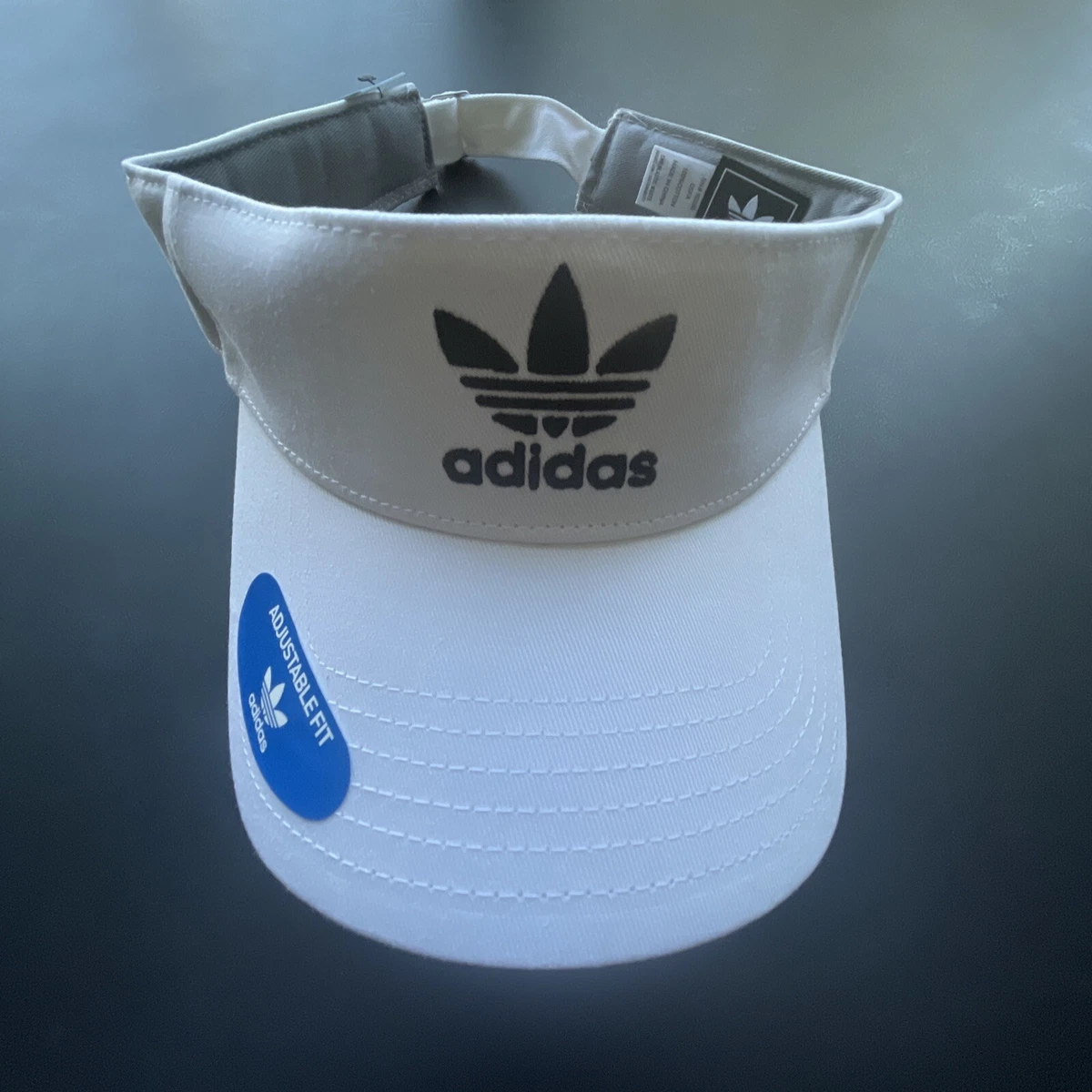 Adidas trefoil visor on sale