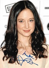 Andrea Riseborough autograph signed 20x27 cm picture