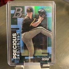 MacKenzie Gore 2020 Bowman Platinum Precious Elements Green #PE-23  /99