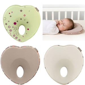 Soft Baby Pillow Infant Headrest Prevent Flat Round Memory Foam
