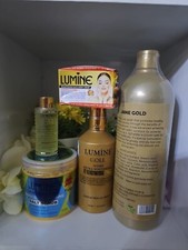Lumine Gold Shower Bath ,lotion,serum And Face Cream