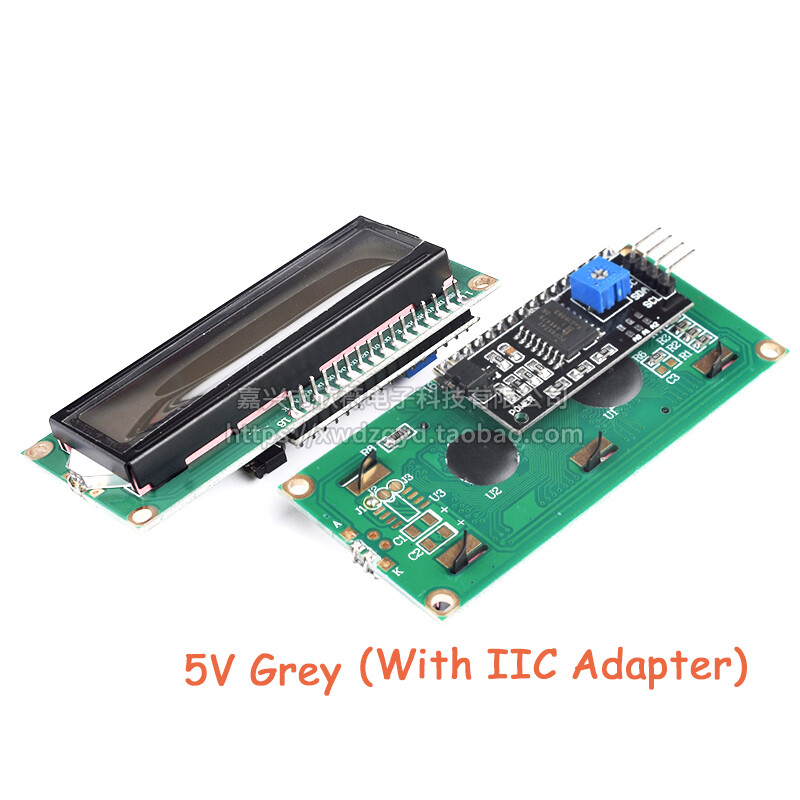 LCD Display Blue/Grey/Yellow Module Board 1602 IIC Adapter 1602A ...