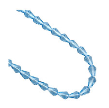 50 Lt Sapphire Blue Preciosa Czech Glass 7x5mm Teardrop Fire Polished Drop Beads