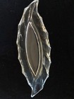 Vintage Elegant Heisey Depression Glass Leaf-shaped Relish Dish Marked — photo 2