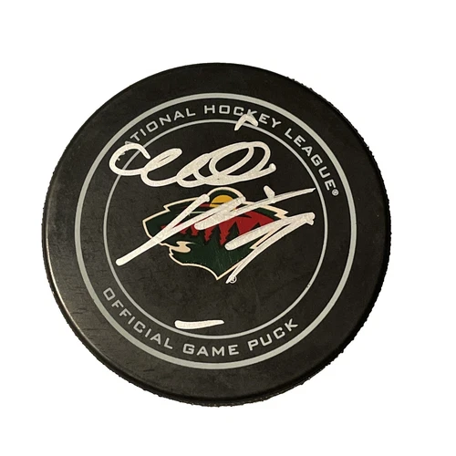 Mikko Koivu NHL Autographed Hockey Pucks