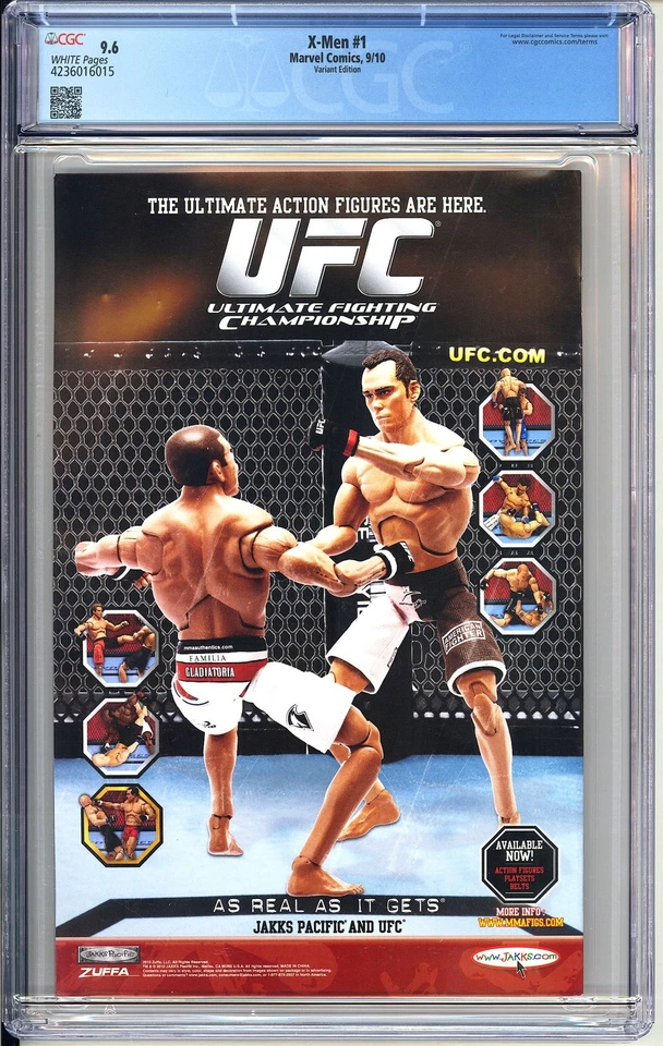 X-Men 1 CGC 9.6 2010 4236016015 Djurdjevic Drácula Villano Variante Llave Escasa Foto 2 de 2