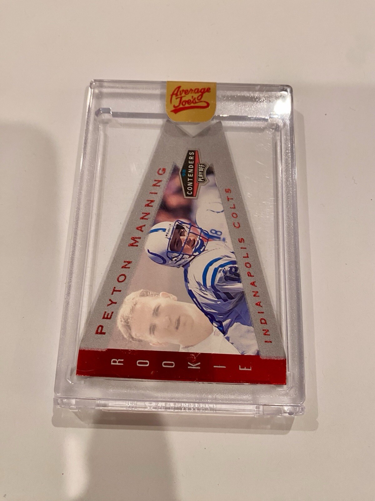 1998 Playoff Contenders Pennant Grey #42 Peyton Manning (RC) Indianapolis Colts