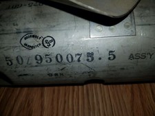 NOS Beechcraft Queen Air 65 Exhaust Heater Muff Duct Assy PN# 50-950075-5