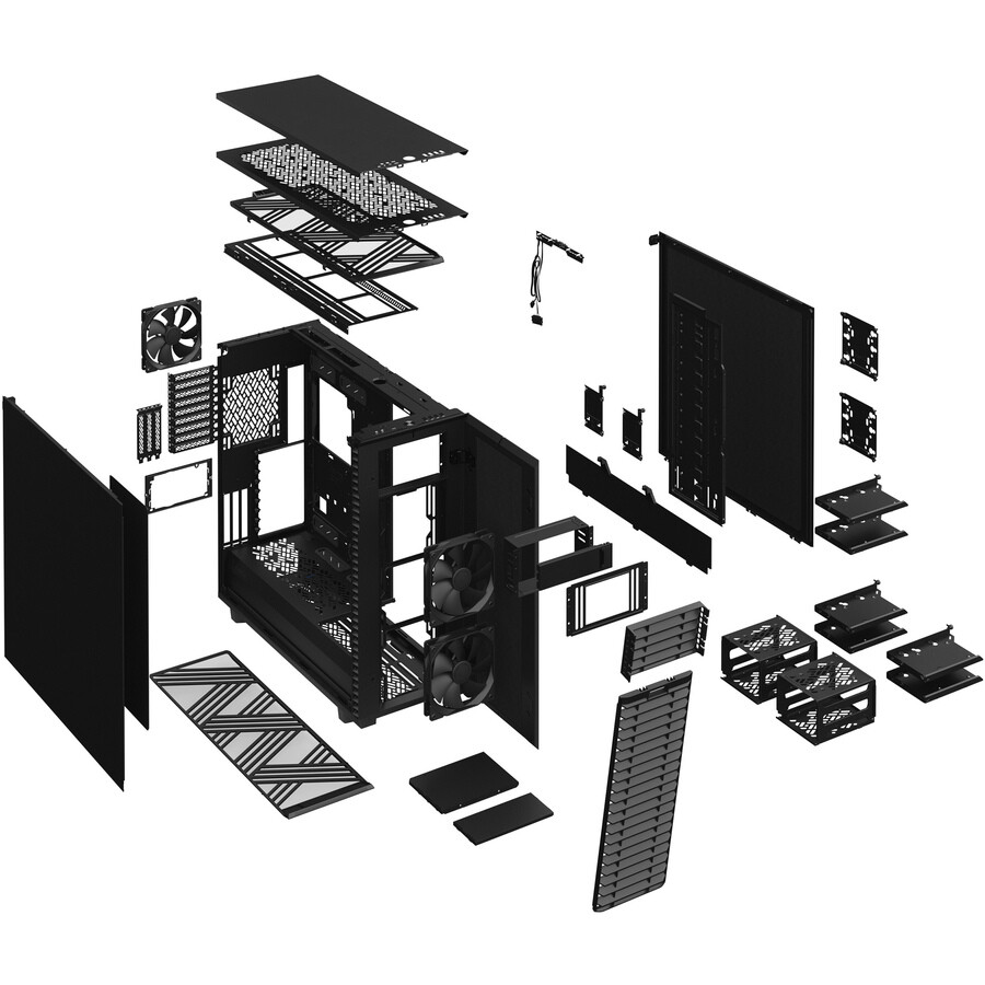 Фрактальный дизайн Define 7 XL Black Solid