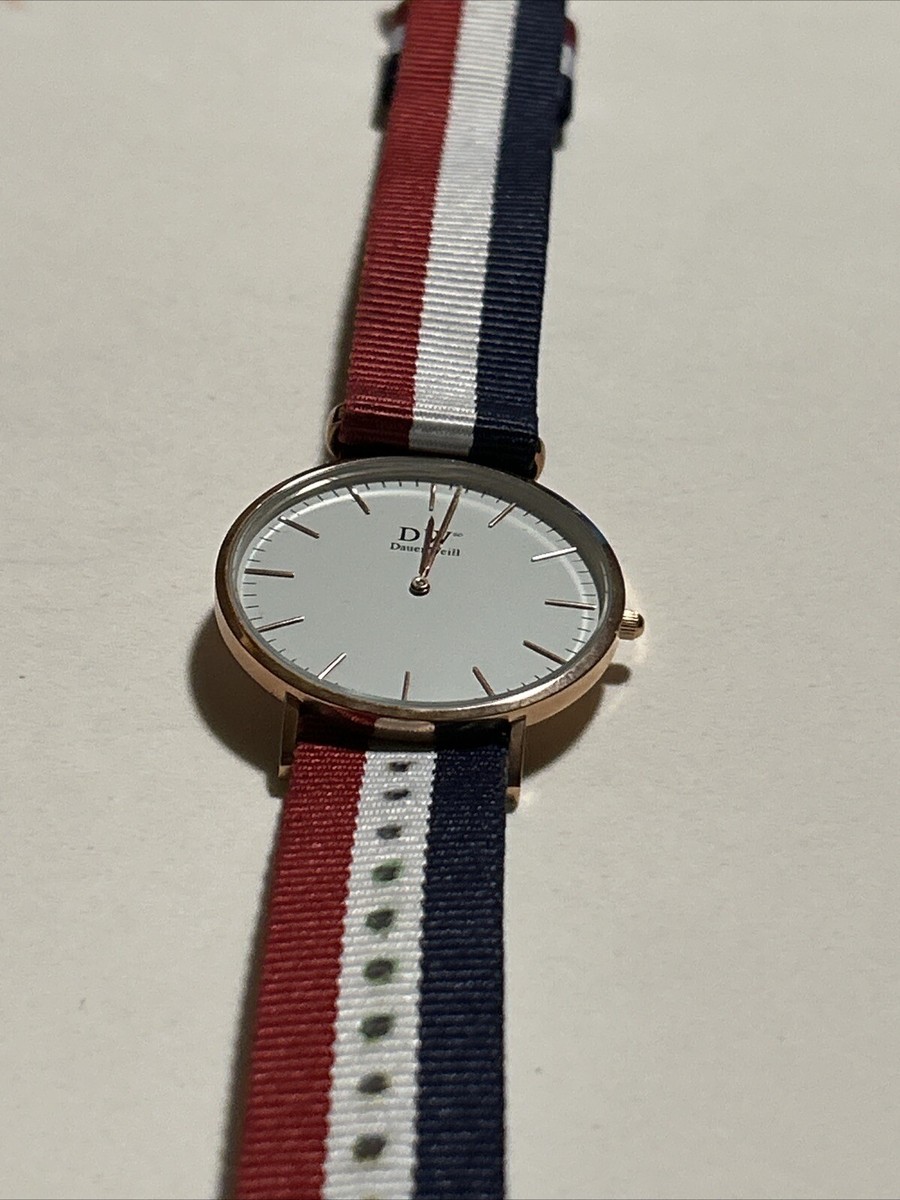 時計 Daniel Wellington Classic Cambridge Cambridge - Men's rose gold watch with NATO band 40mm | DW