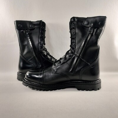 Rocky 2090 mens black leather mid calf moto riding  para boot sz 10M SKU 9958 ROCKY BRANDS ROCKY 2090 - Boot City main image 4